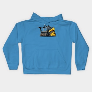 Cartoon Land Clearing Mulcher Kids Hoodie